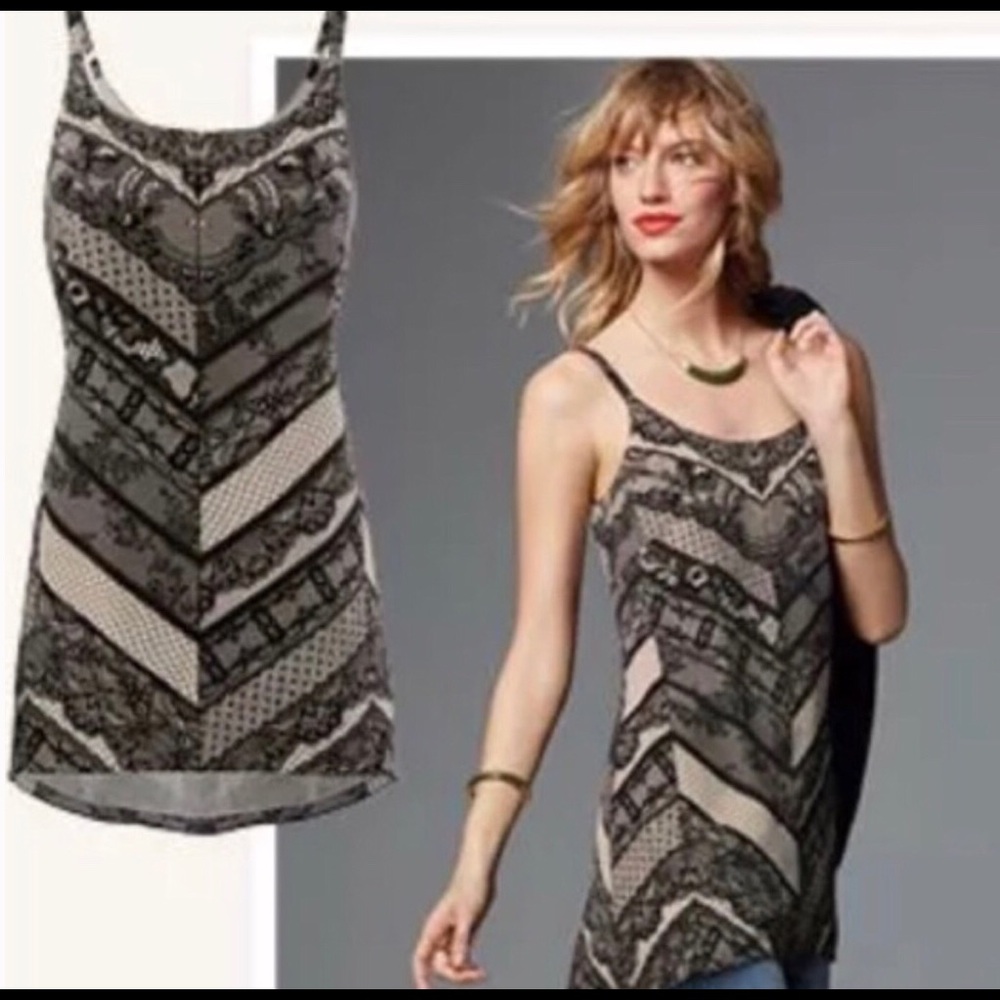Cabi Monaco Lace Tunic Cami